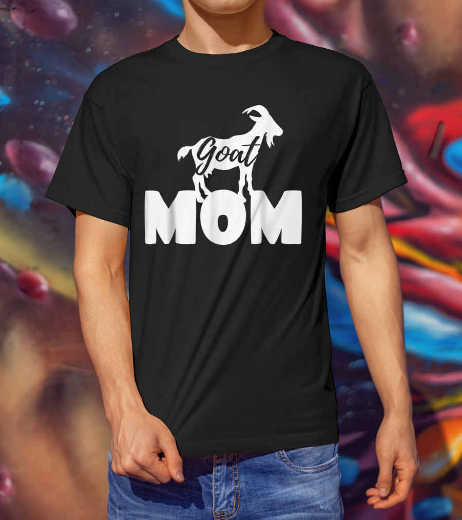 Goat Mom Funny Goat Lovers Farm Farmer 19 T-Shirt