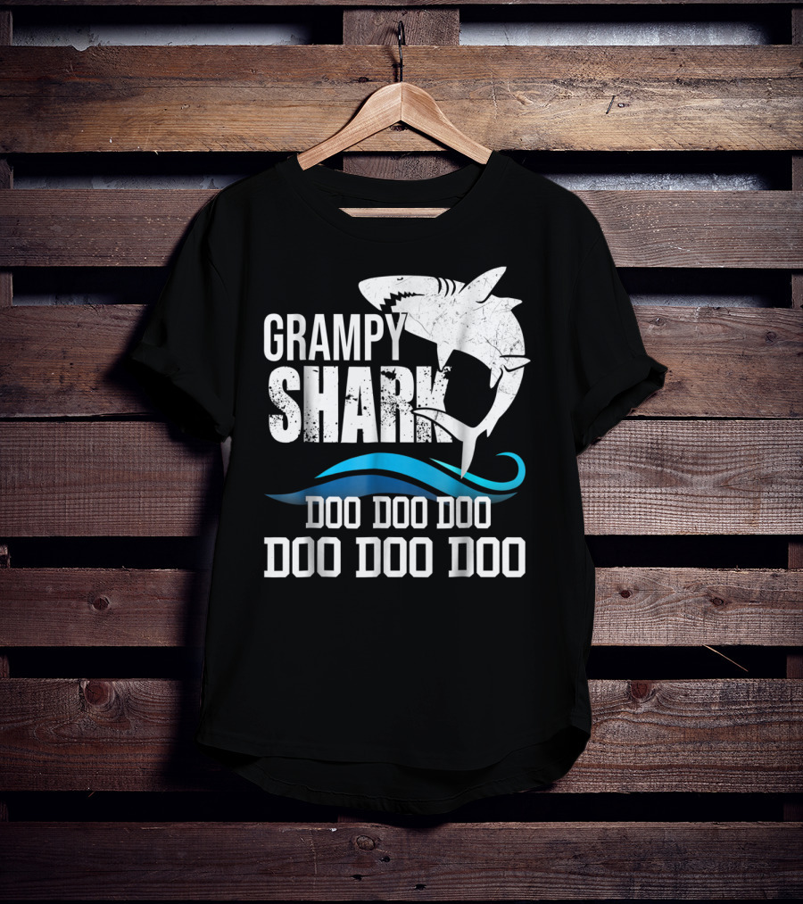 Grampy Shark Doo Doo Doo Halloween Grandma Mother Mom T-Shirt