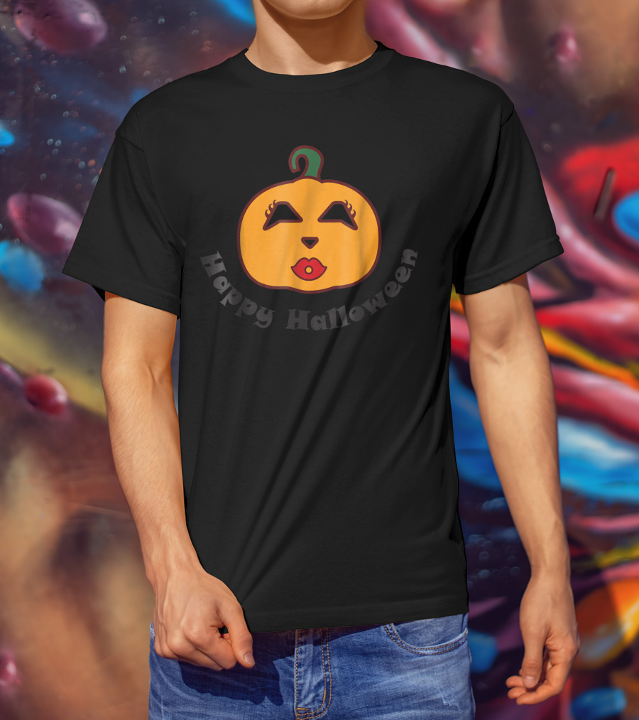 Happy Halloween Pumpkin Face 63 T-Shirt
