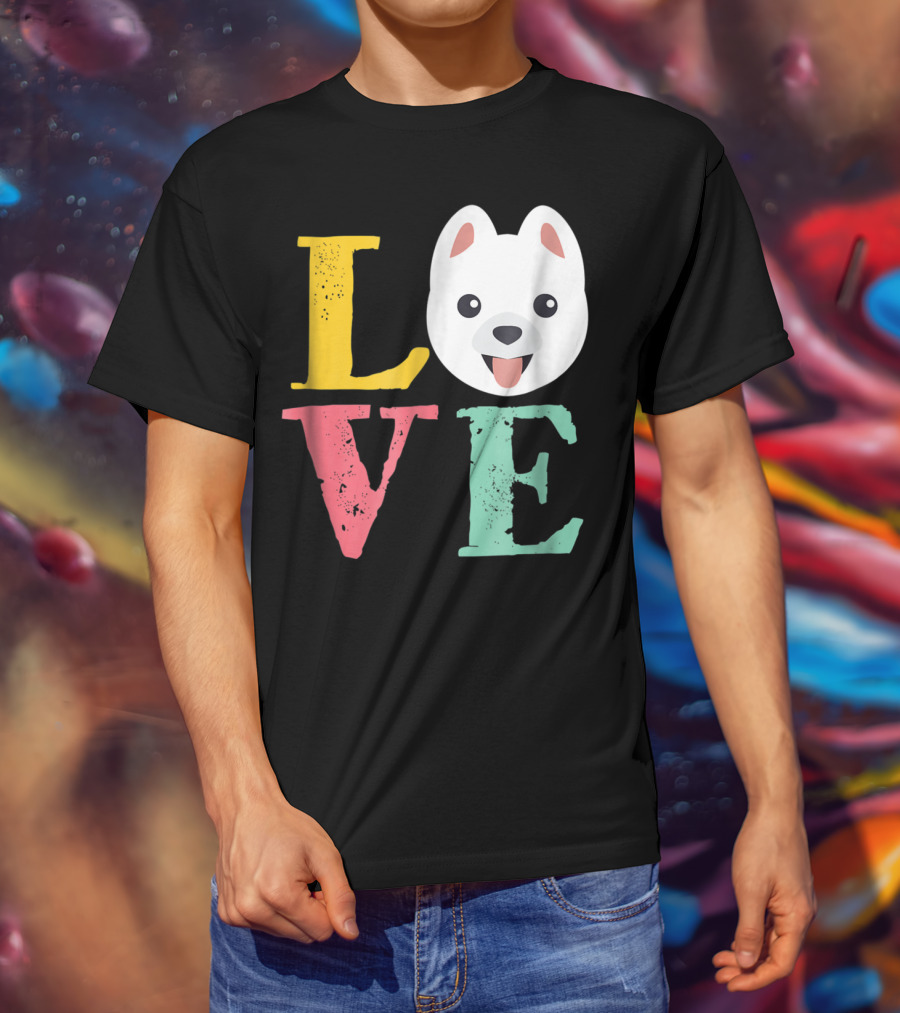 LOVE Pomeranian Dog Pom Owner Puppies Mom And Dad15 T-Shirt