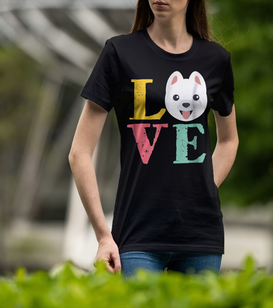 LOVE Pomeranian Dog Pom Owner Puppies Mom And Dad15 T-Shirt