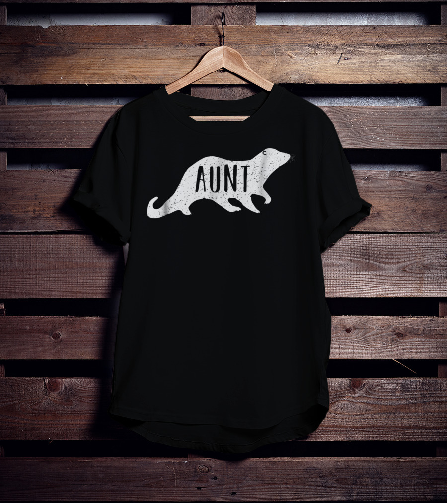 Vintage Otter Aunt T-Shirt