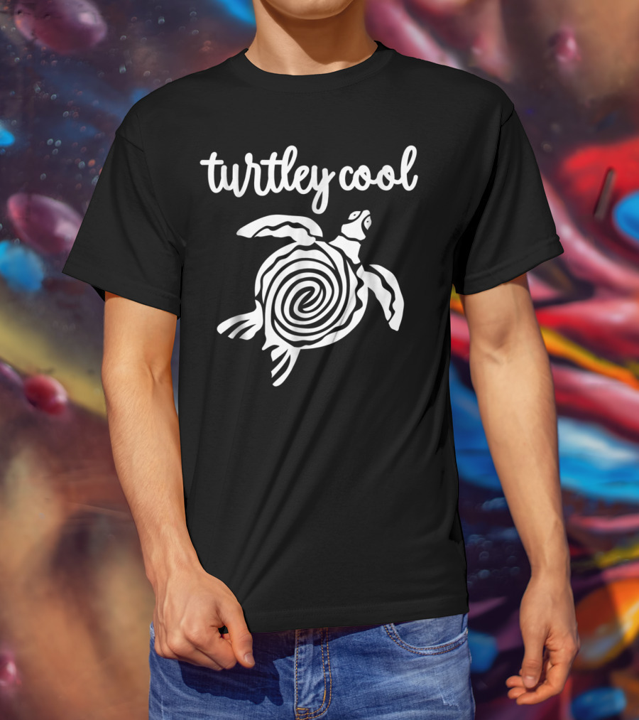 Turtley Cool World Ocean Sea Turtle For Cool Mom Dad51 T-Shirt