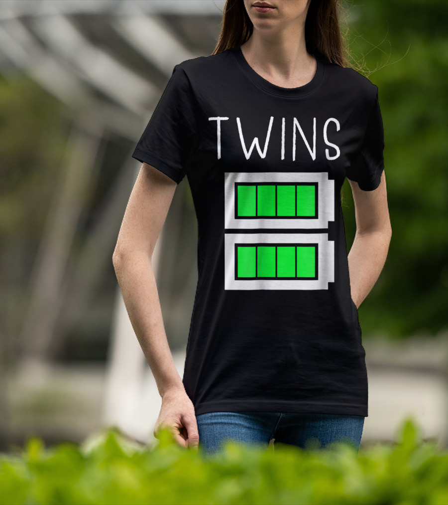 Twins Full Energy Full Batteries T-Shirt