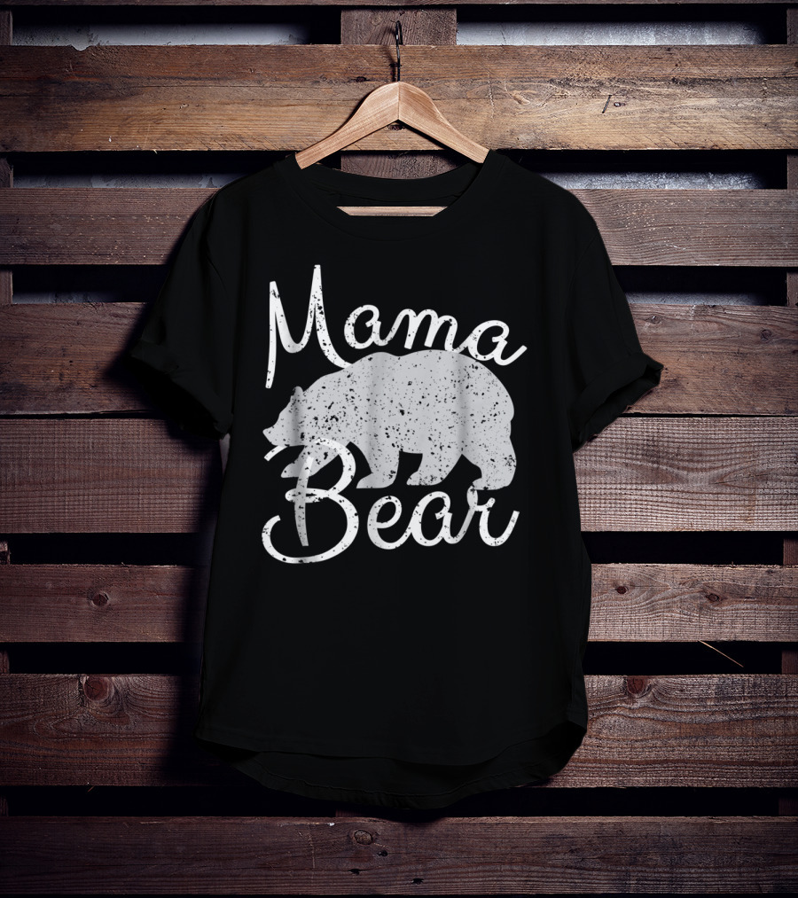 Mama Bear Vintage Retro Bear T-Shirt