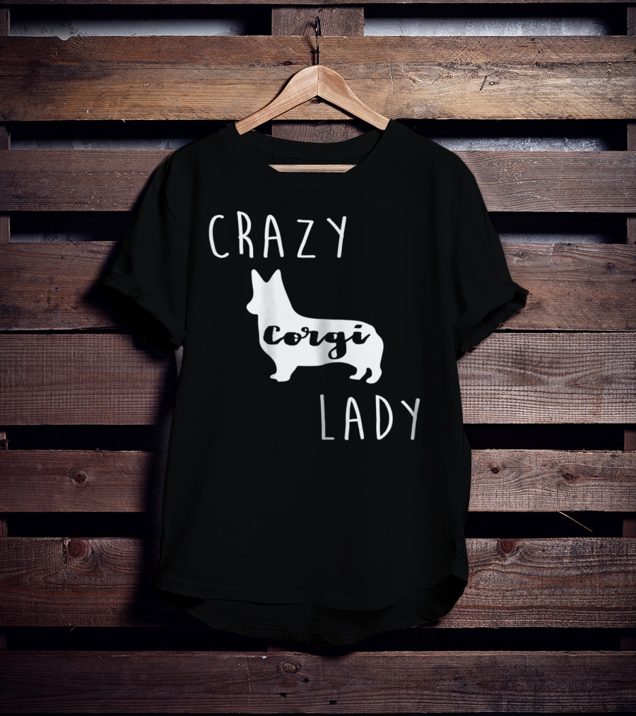 Crazy Corgi Lady T-Shirt