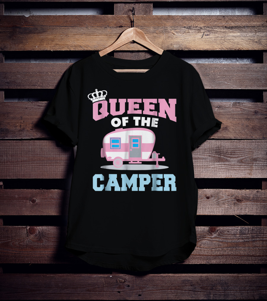 Queen Of The Camper Funny RV Camping 8 T-Shirt