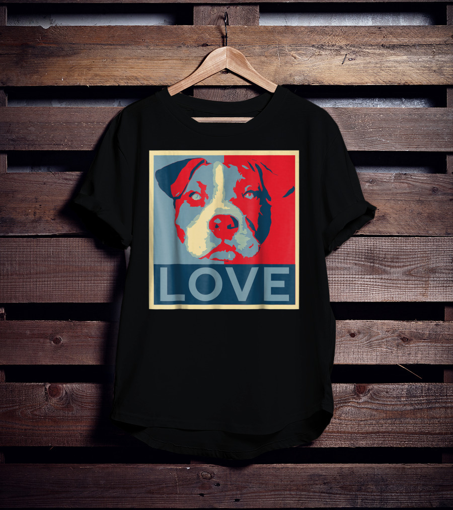 LOVE Pitbull Pit Bull Lovers T-Shirt
