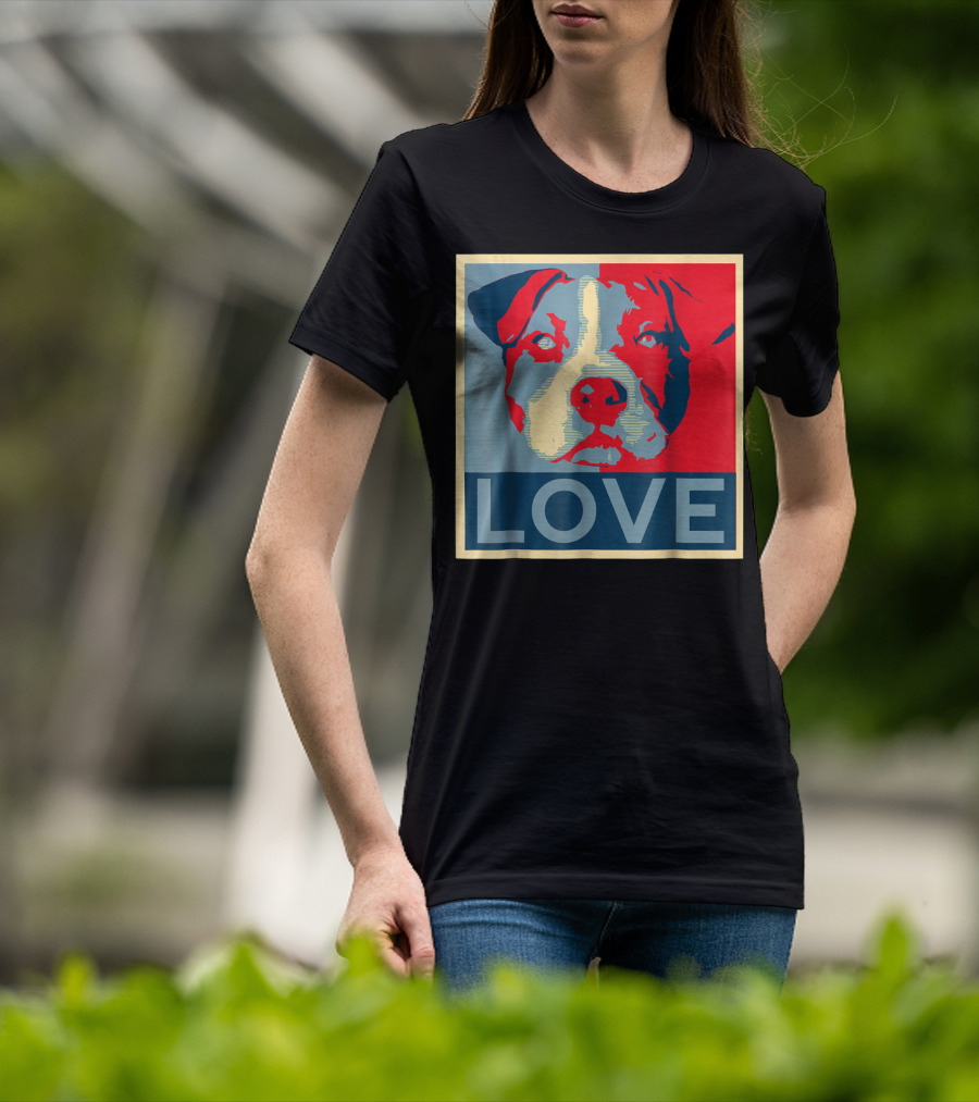 LOVE Pitbull Pit Bull Lovers T-Shirt