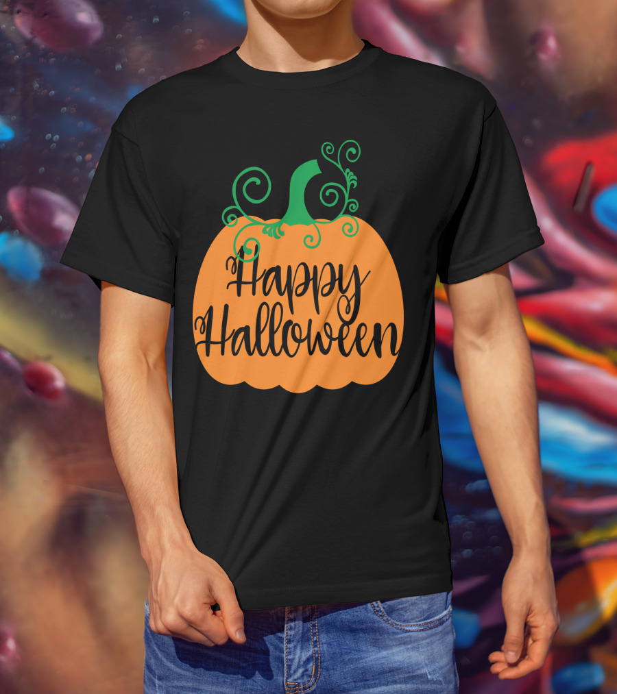 Happy Halloween Pumpkin Teacher Mom4 T-Shirt