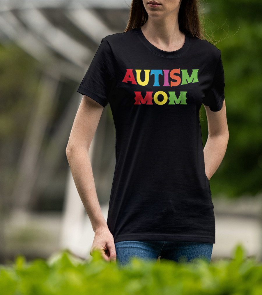Autism Mom Autism Awareness Rainbow69 T-Shirt
