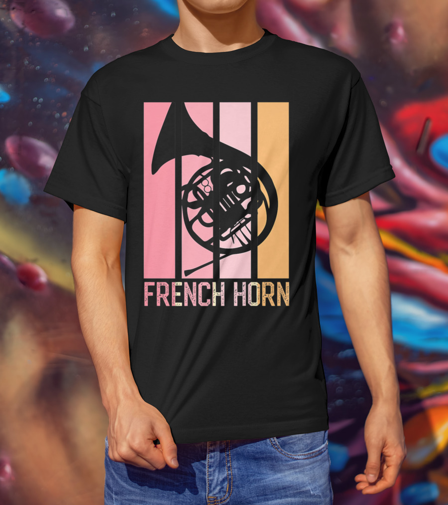 Band Mom Marching French Horn School75 T-Shirt
