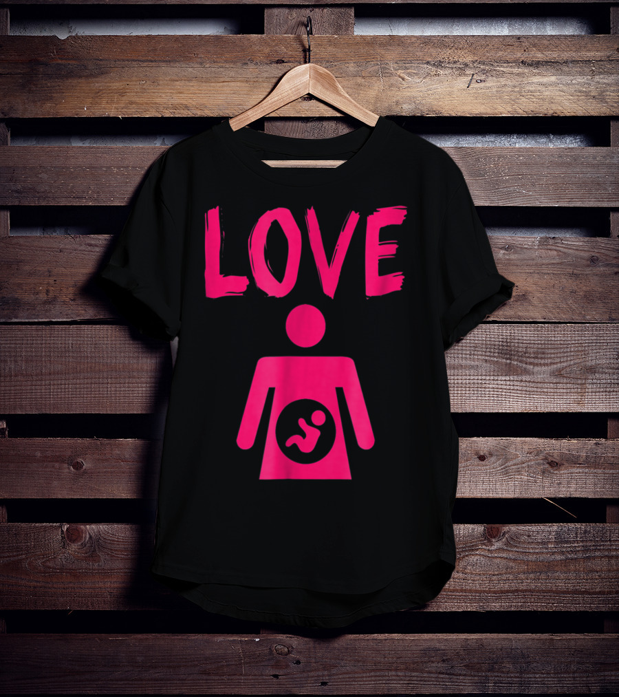 Love Mom Daughter Baby Girl T-Shirt