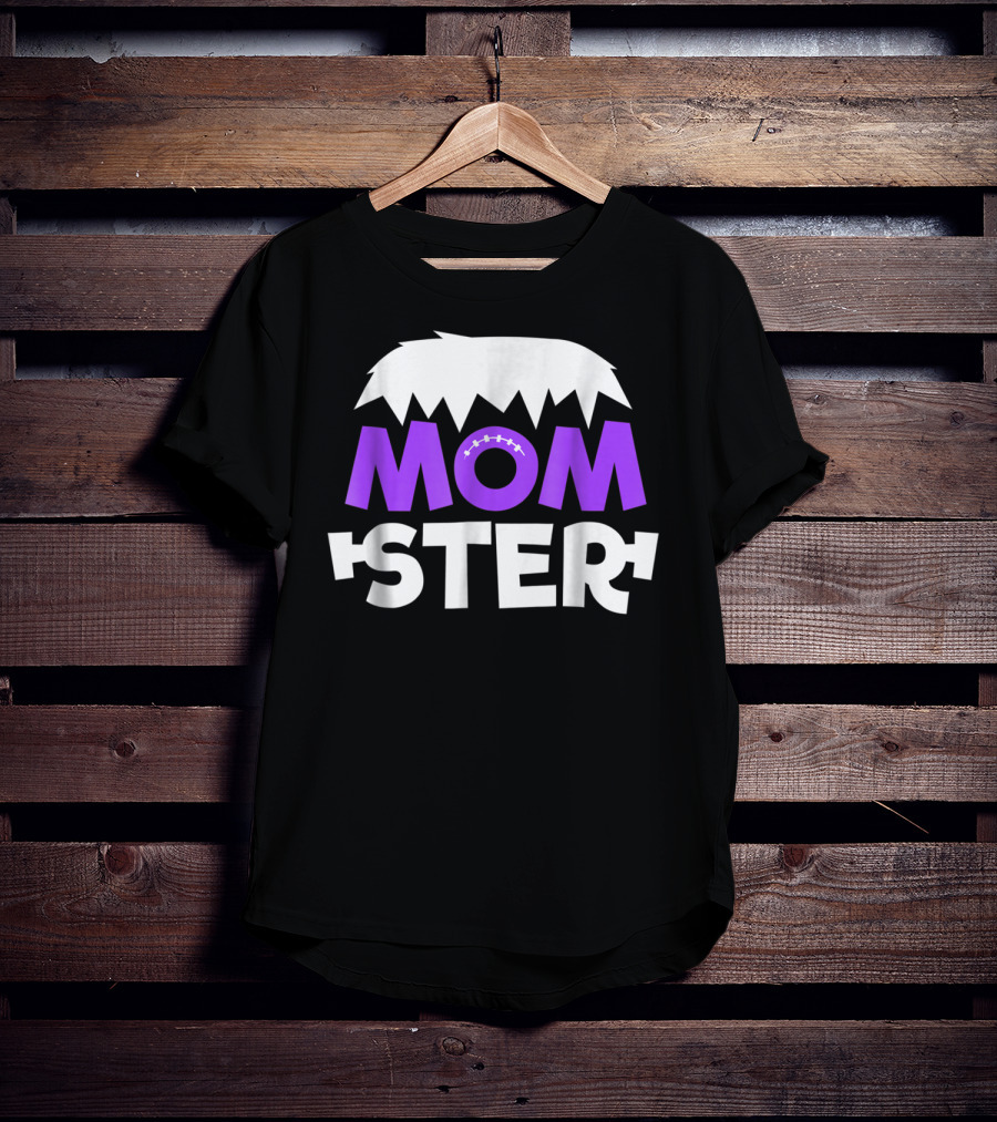 Momster Momster Funny Mom Frankenstein Hair And Stitches T-Shirt