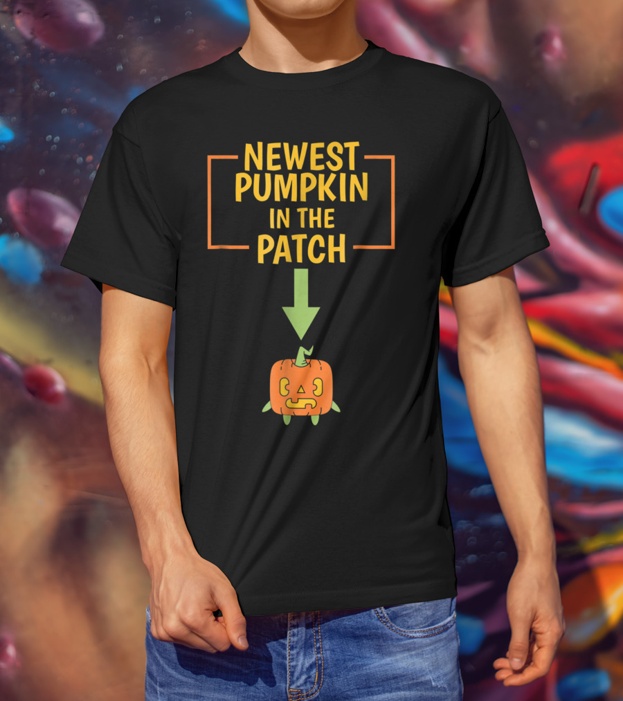 Newest Pumpkin In The Patch Thanksgiving Expecting Mom Pregnant Wife T-Shirt