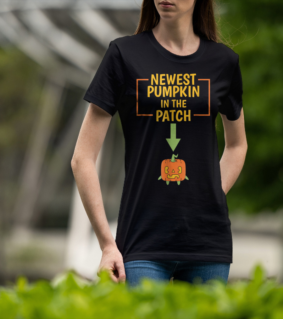 Newest Pumpkin In The Patch Thanksgiving Expecting Mom Pregnant Wife T-Shirt