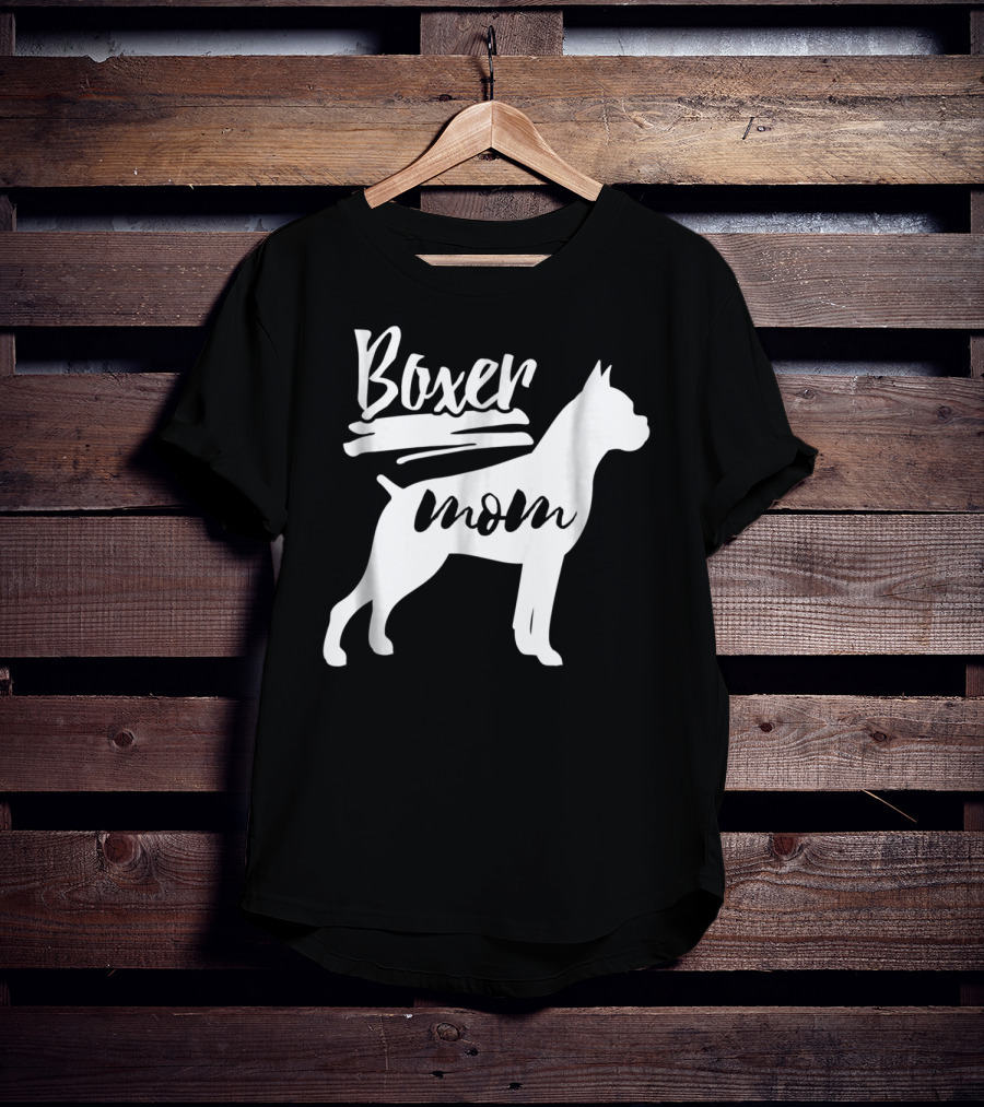 Boxer Mom Dog T-Shirt