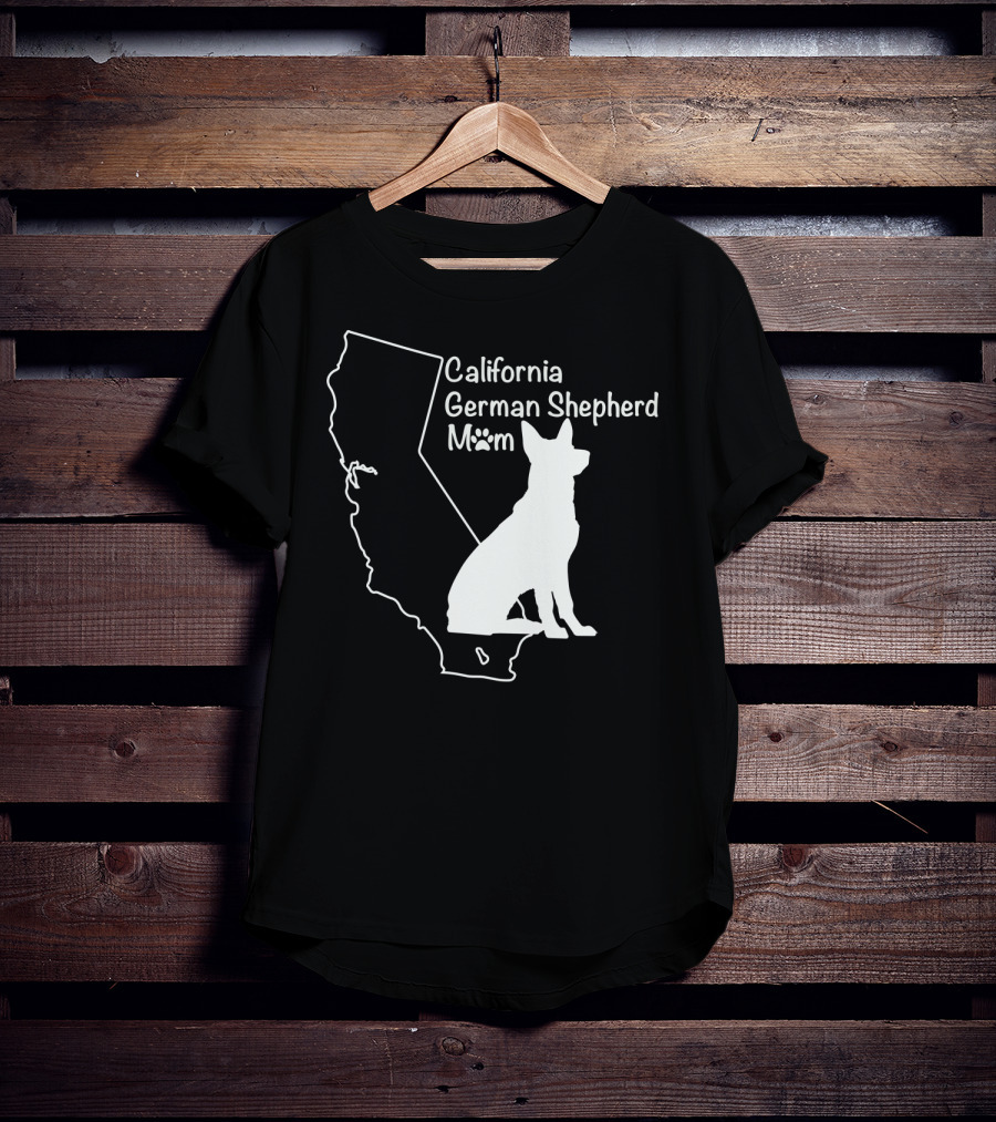 California German Shepherd Mom T-Shirt