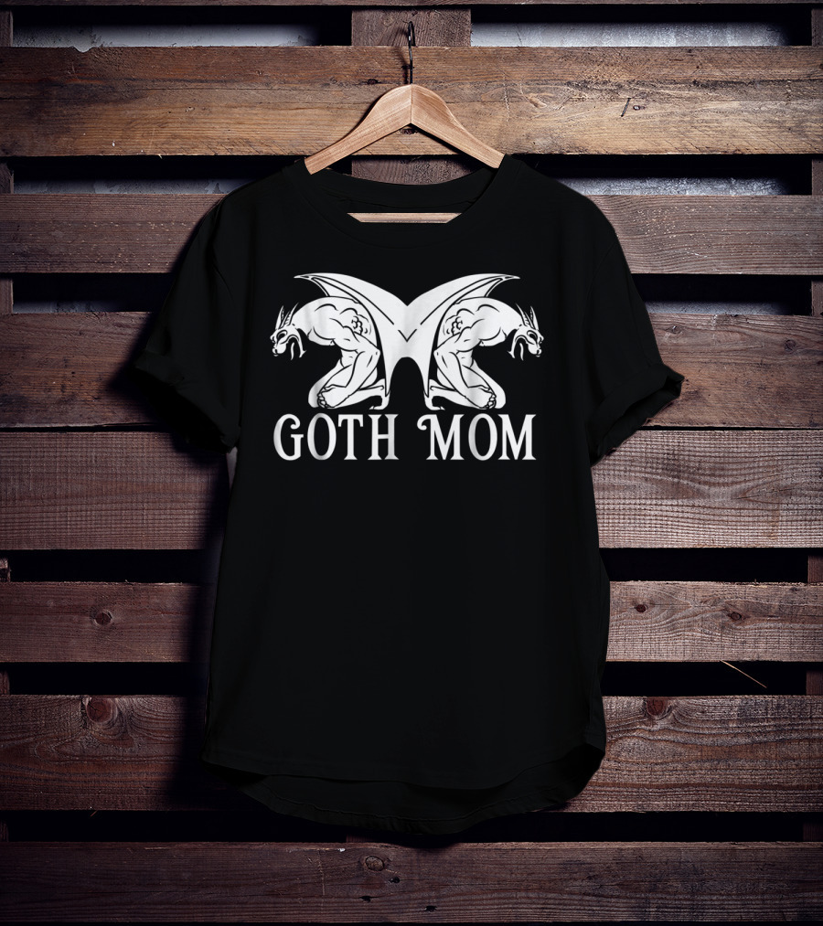 Goth Mom Gargoyle Embrace T-Shirt