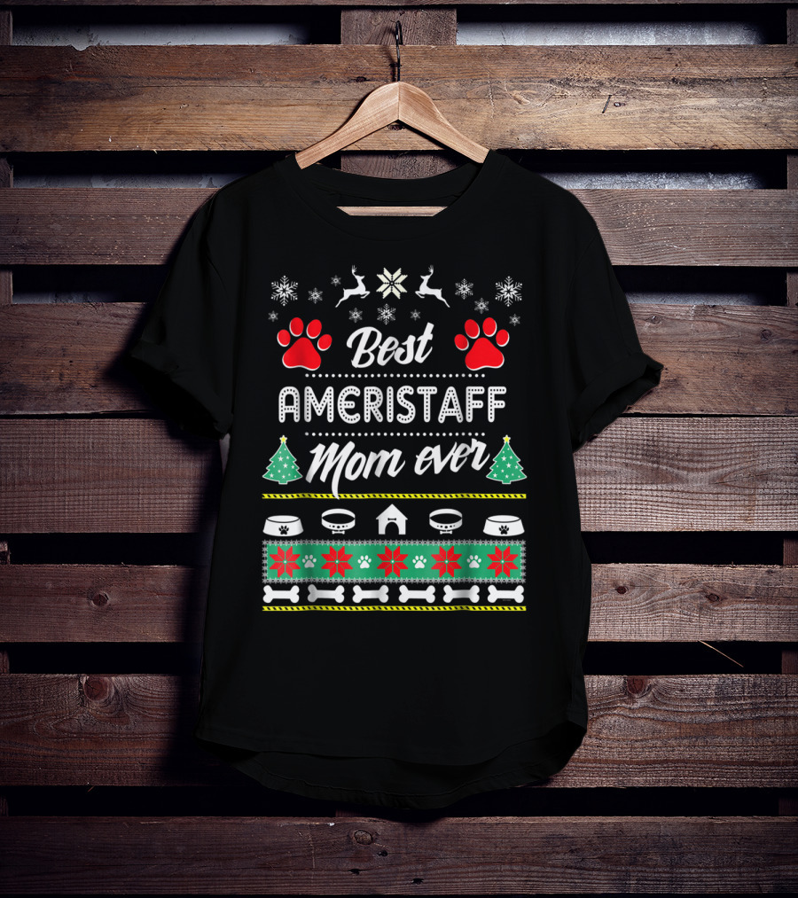 Best Ameristaff Mom Ever Christmas T-Shirt