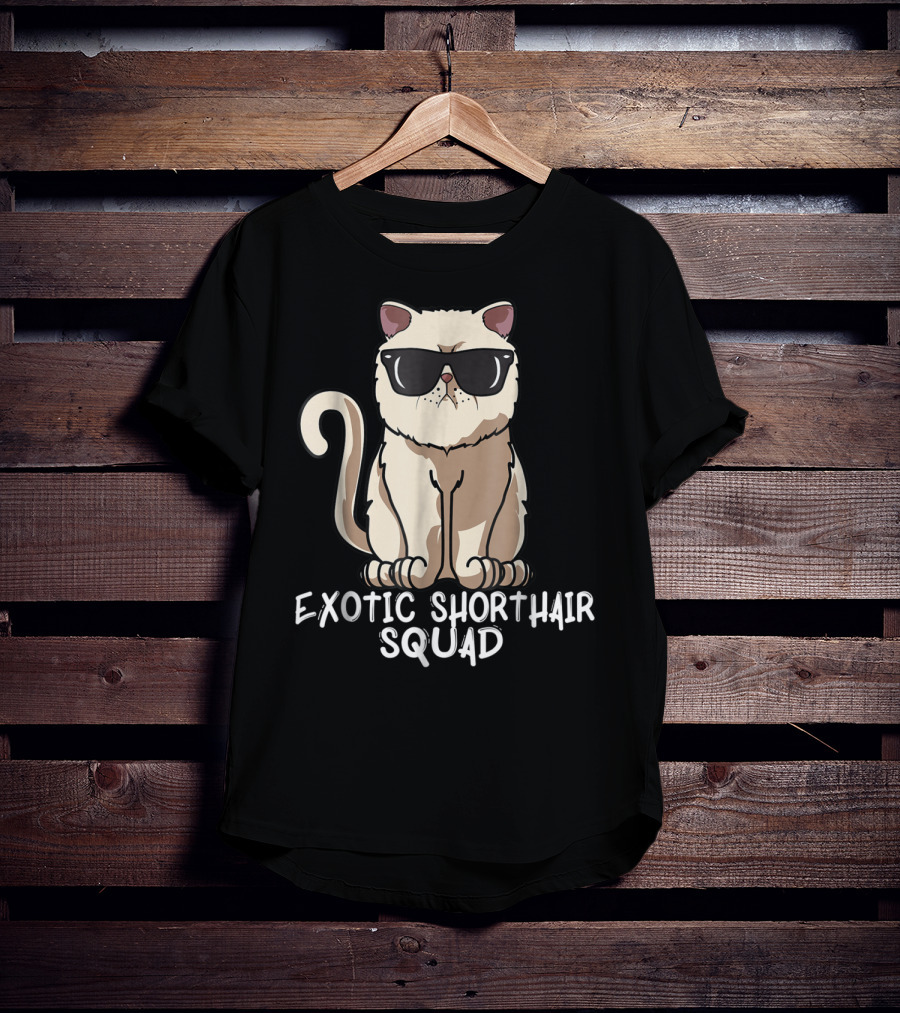 Exotic Shorthair Squad Cat Mom 90s T-Shirt