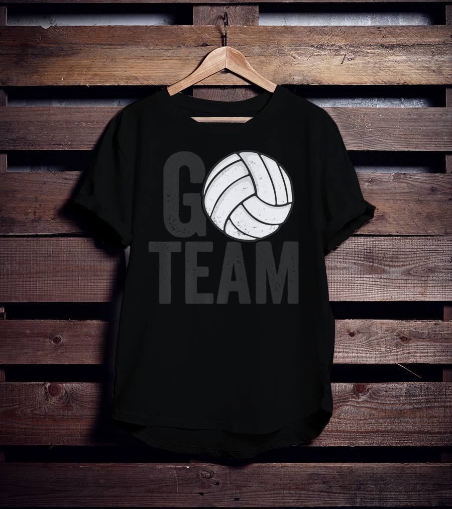 Go Team Volleyball Player Team Coach Family16 Volleyball T-Shirt
