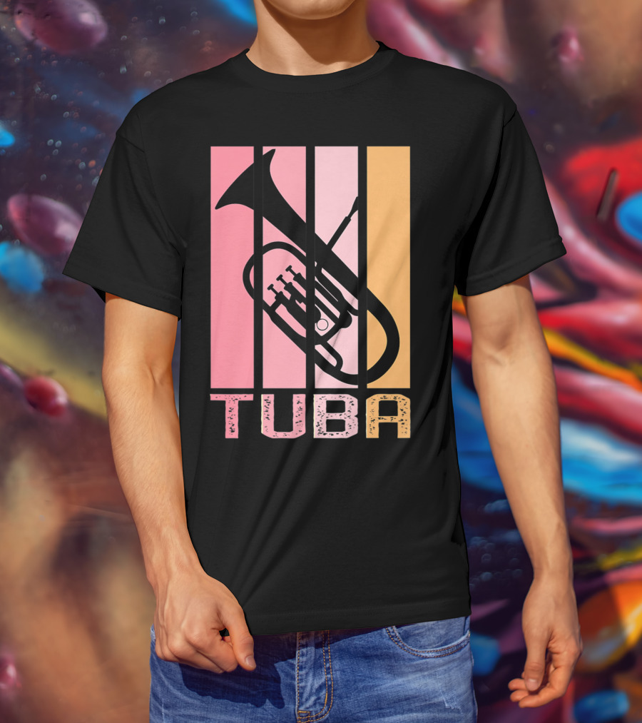 Band Mom Tuba Marching Band School Tuba T-Shirt