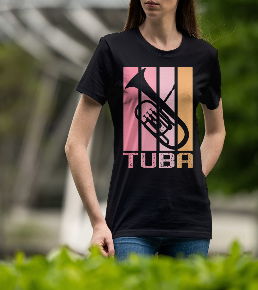 Band Mom Tuba Marching Band School Tuba T-Shirt