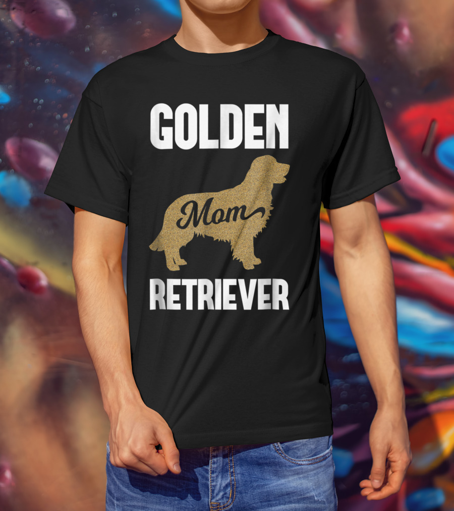 Golden Retriever Mom Dog T-Shirt