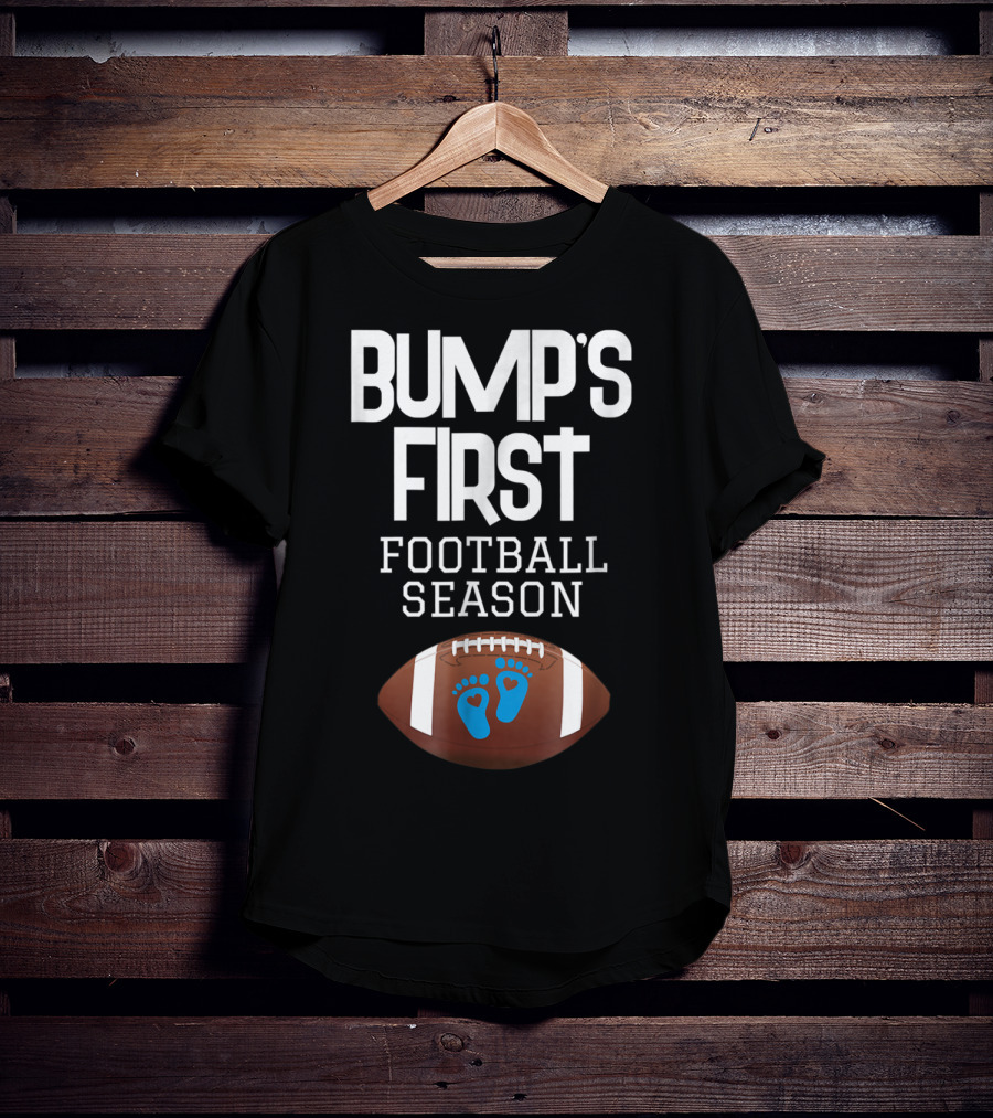 Bump's First Football Season New Mom To Be T-Shirt