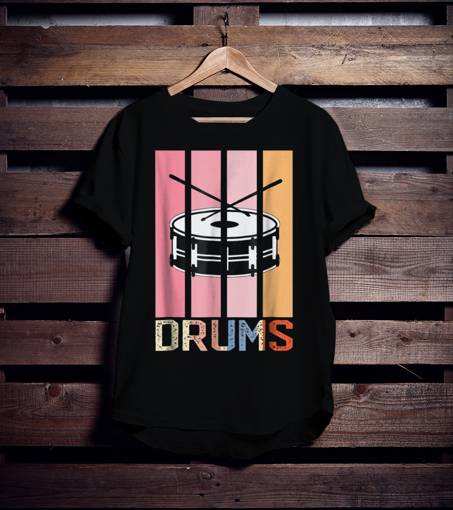 Drum Mom Marching Band High School Drums Drums95 T-Shirt