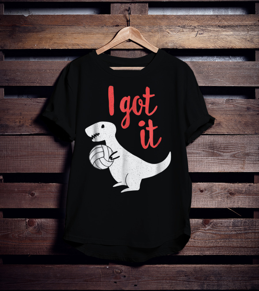 I Got It Cute TRex Volleyball Mom Dad Dinosaur T-Shirt