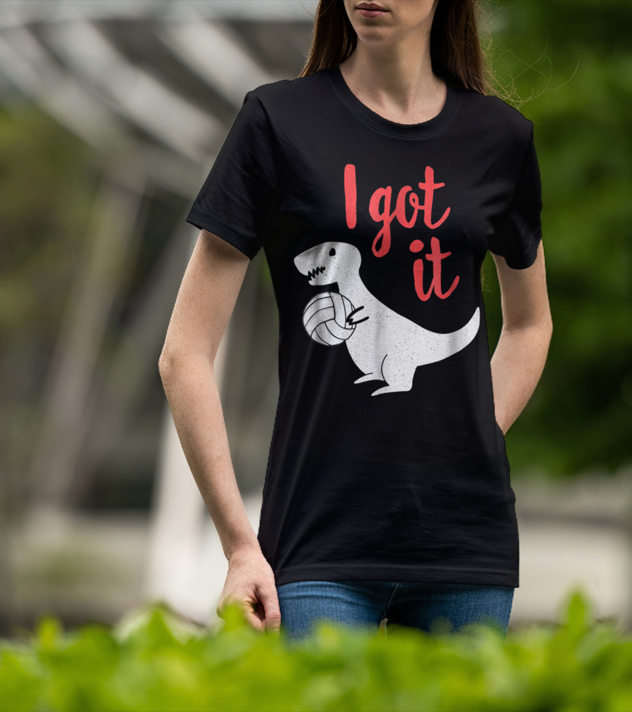 I Got It Cute TRex Volleyball Mom Dad Dinosaur T-Shirt