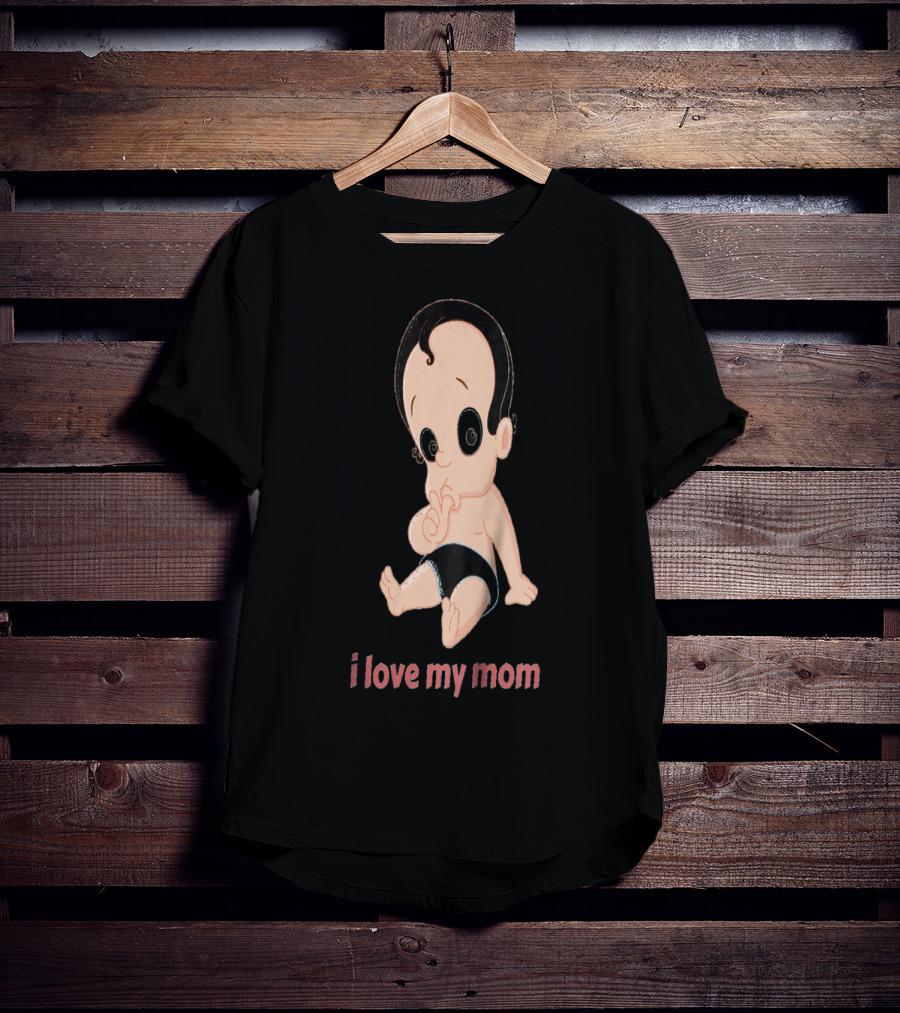 I Love My Mom Kids28 Cartoon Baby T-Shirt