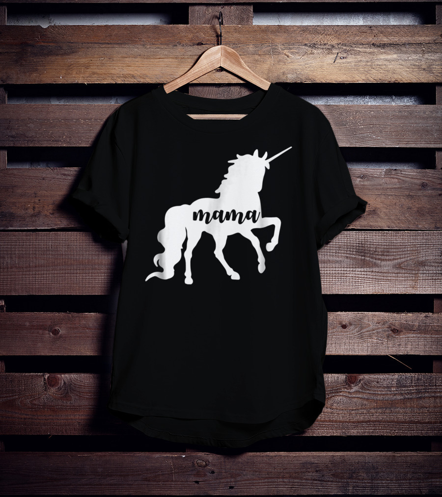 Mama Unicorn Horse T-Shirt