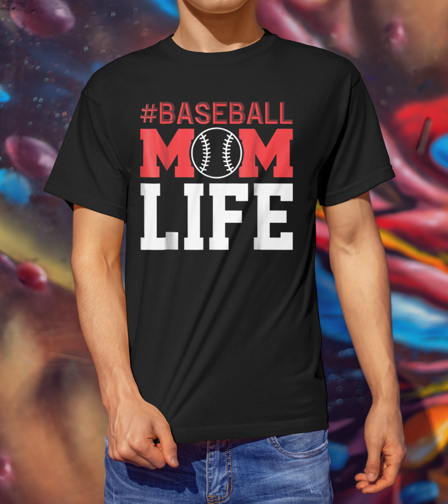 BASEBALL MOM LIFE T-Shirt