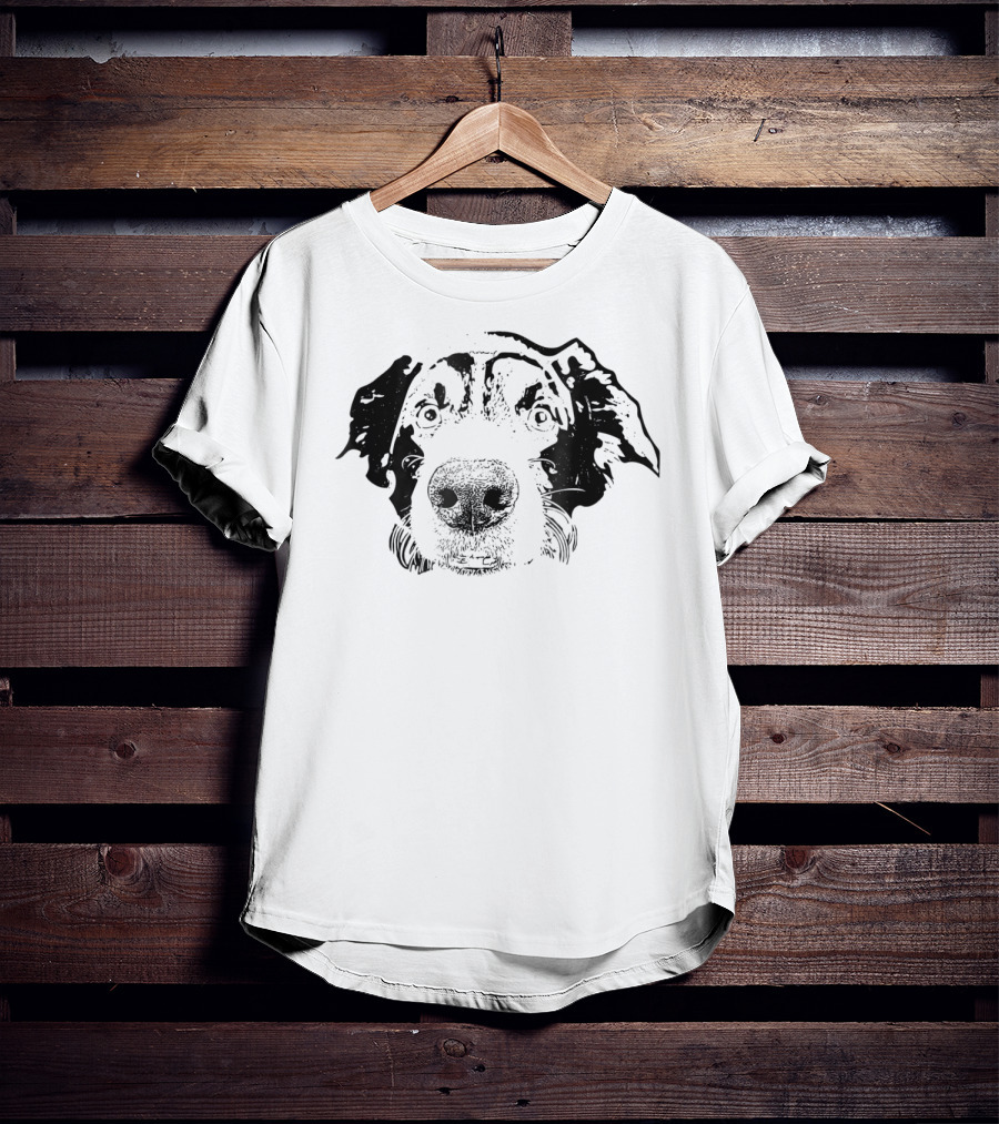 Border Collie Face Dog Mom Dad T-Shirt