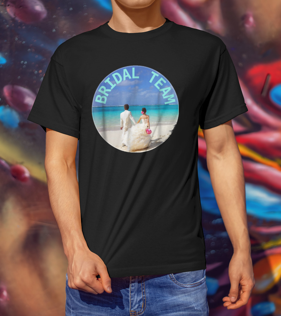 Bridal Team Beach Wedding T-Shirt