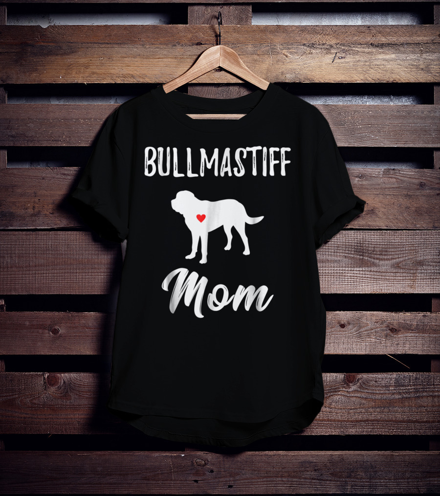 Bullmastiff Mom Dog Lover Owner Bullmastiff Mom T-Shirt