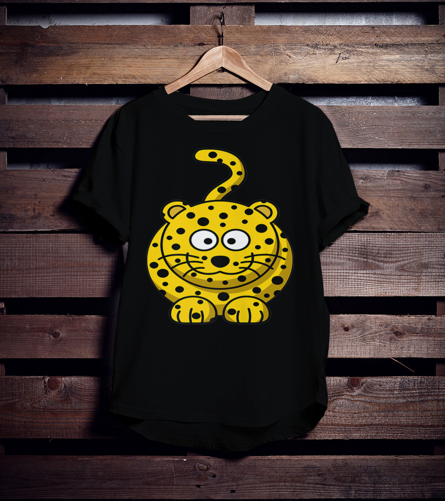 Cat Mom Cat Dad Spotted Cartoon Cat T-Shirt