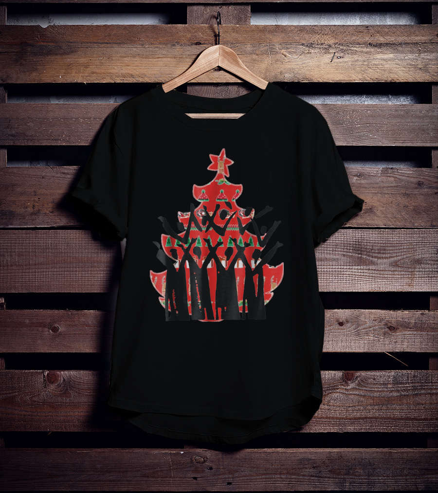 Christmas Tree Choir Holiday Music Carols T-Shirt