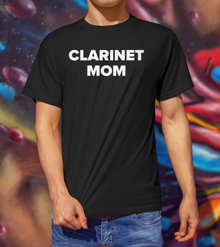 Clarinet Mom Marching Band T-Shirt