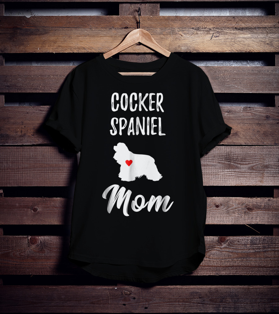 Cocker Spaniel Mom Heart T-Shirt