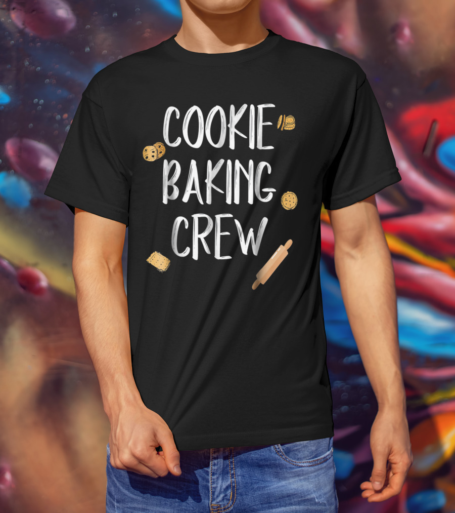 Cookie Baking Crew Cookies Rolling Pin T-Shirt