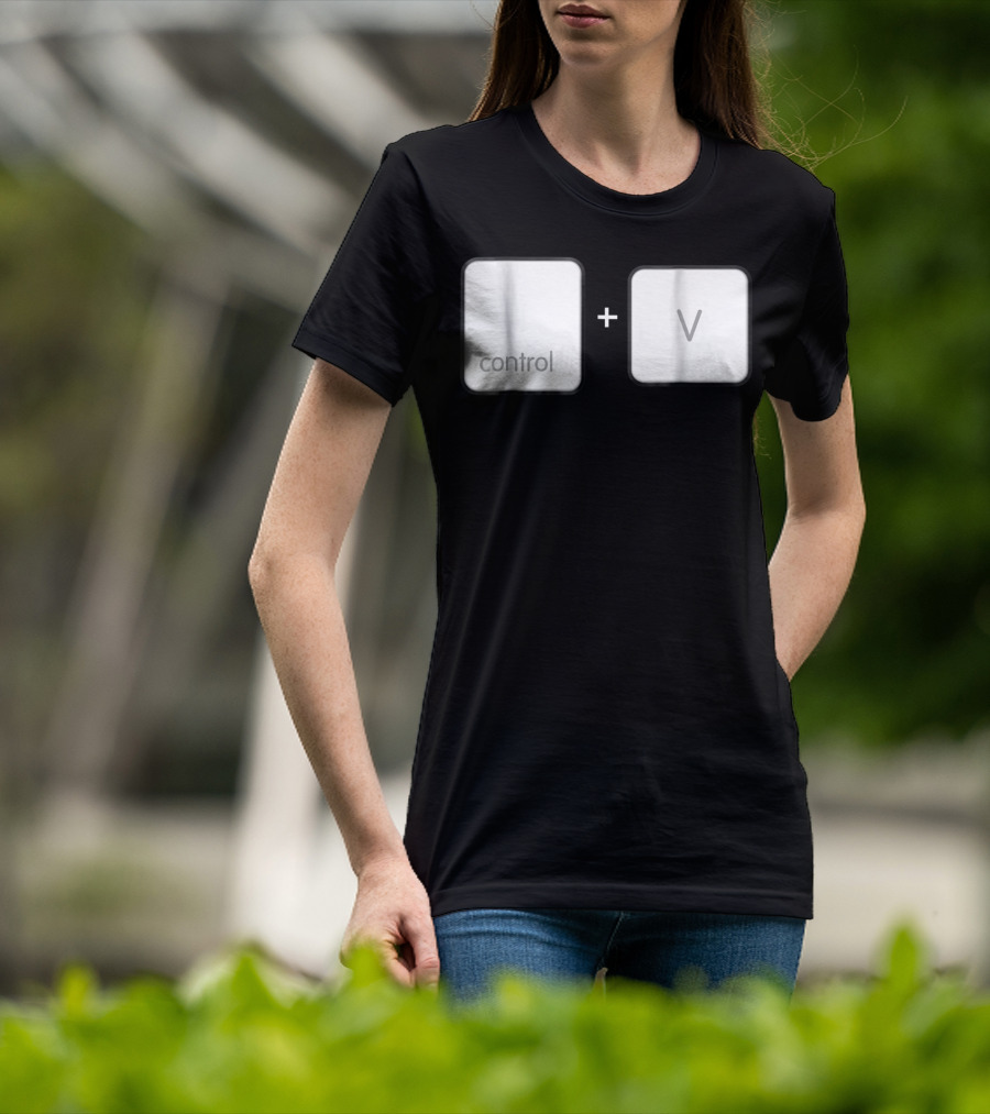 Control V Plus Daddy Daughter Copy And Paste T-Shirt