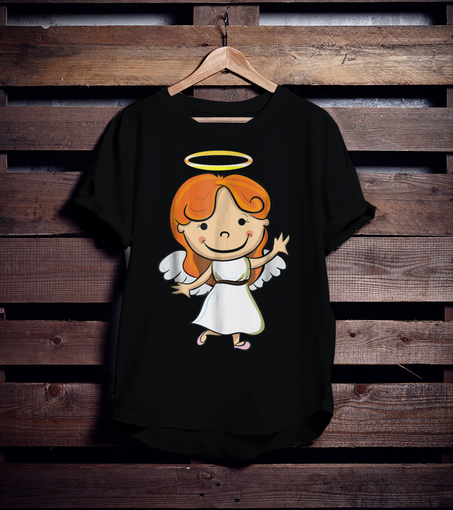 Cute Angel Halo Halloween Costume Christian T-Shirt