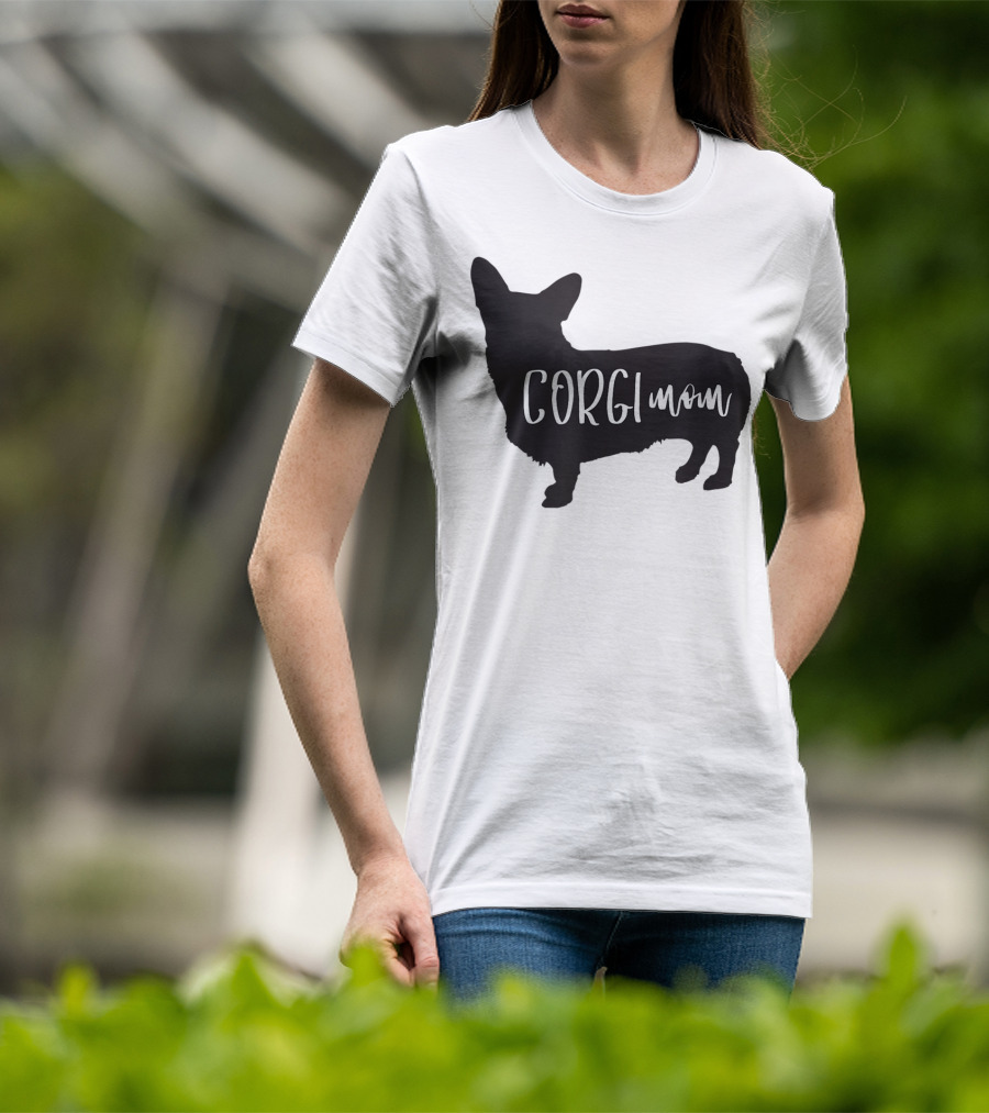 Corgi Mom Corgi Dog T-Shirt