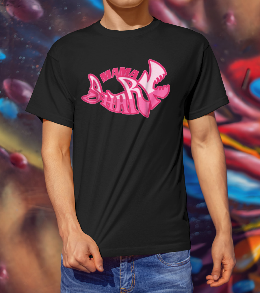 Mama Shark Cute Stylist Mom Mothers Wife T-Shirt