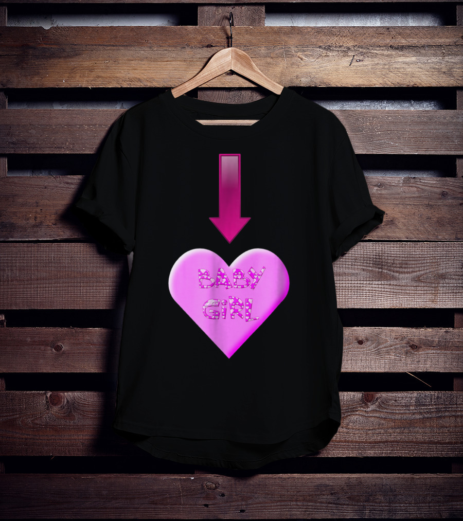 Baby Girl Mommy Cute Pregnancy It’s A Girl T-Shirt