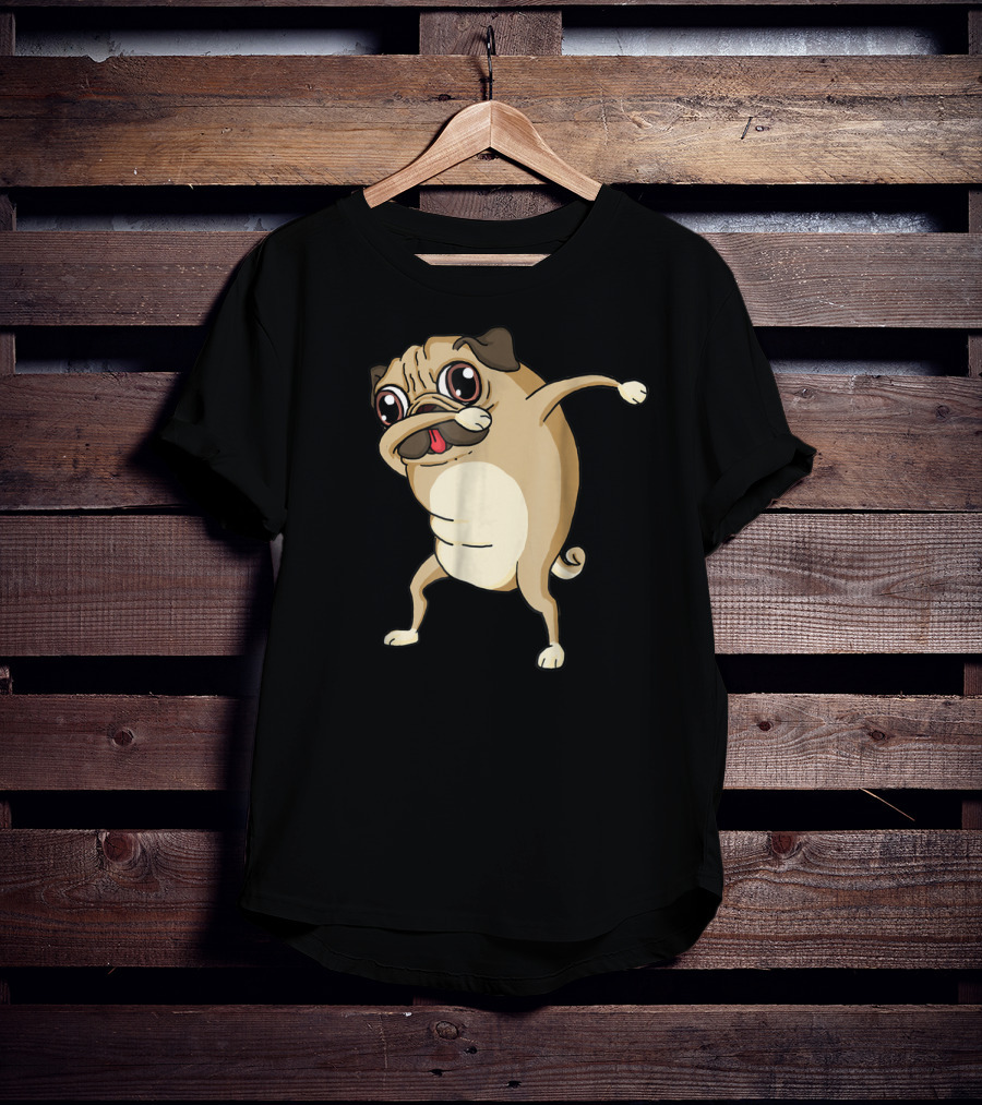 Dabbing Pug Dog Pug Dab Dance T-Shirt